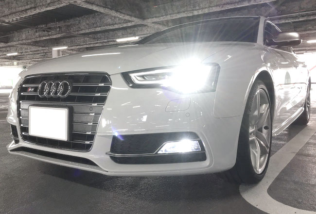 アウディ A5・S5 スポーツバック 8T (B8)／LEDフォグランプ／POWER COB 