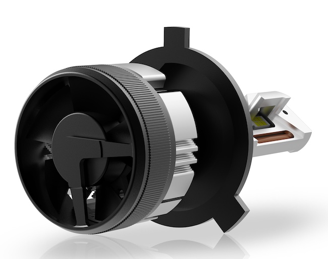 H4／H19兼用] 55Wキャンセラー内蔵 LEDヘッドライト