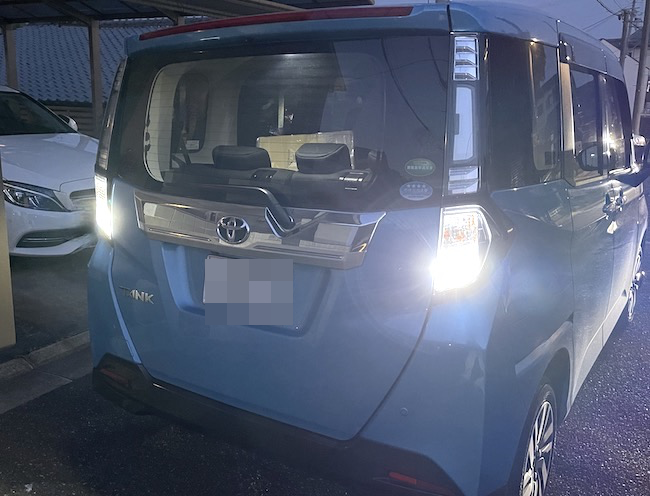 【ROOMY電源リフレクター】安全性向上 減光回路付 ルーミー タンク TANK LED リフレクター 反射板機能付き ストップ ハーネス ルーミー タンク LEDルームランプ トヨタ TOYOTA M900系 6点