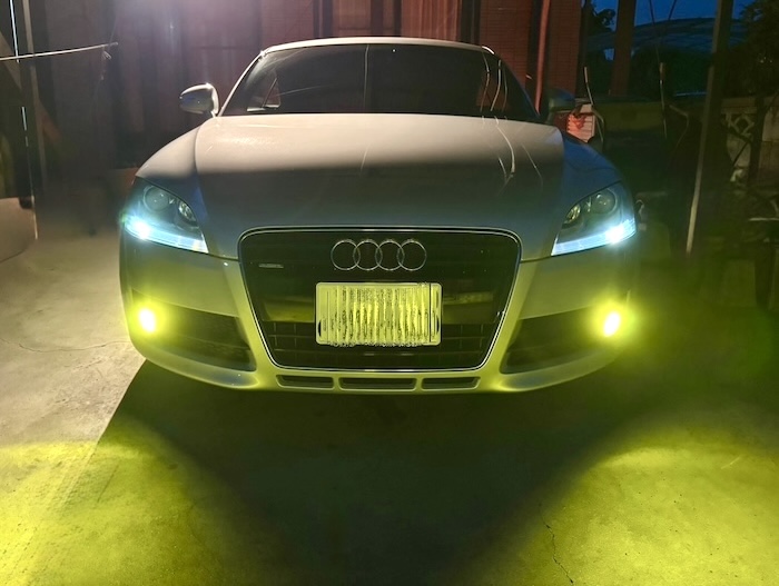 アウディTT／キャンセラー内蔵 LEDフォグランプ／LED 7035 CSP