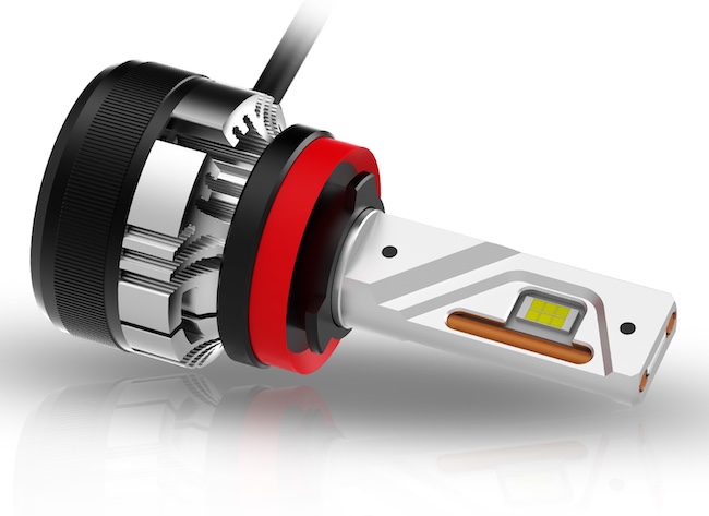 ヘッドライト(キャンセラ内蔵LEDヘッドライト) H4／H19兼用] 55Wキャンセラー内蔵 LEDヘッドライト