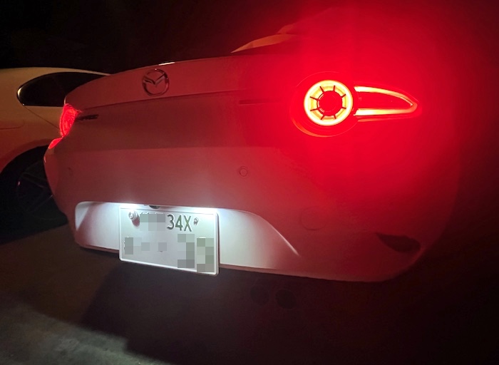 マツダ ロードスター／LED (SMD5630) ナンバー灯／MAZDA ROADSTER（ND系）