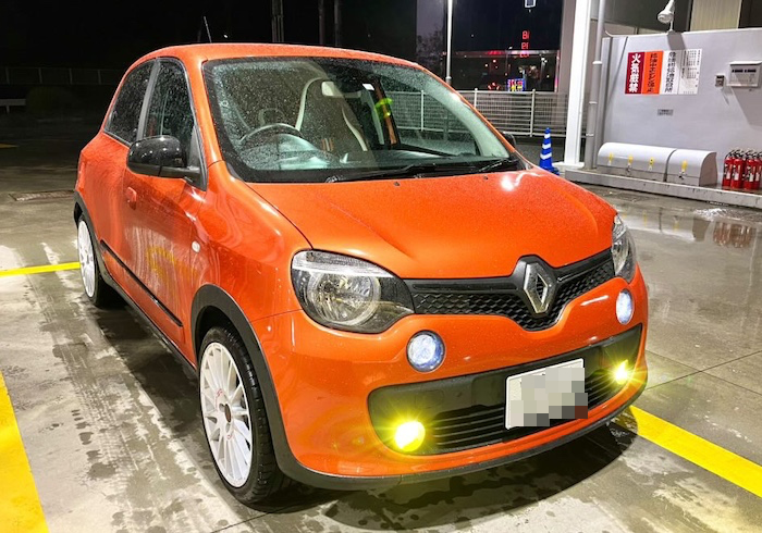 RENAULT TWINGO／LEDフォグランプ／POWER COB LED／クローム加工